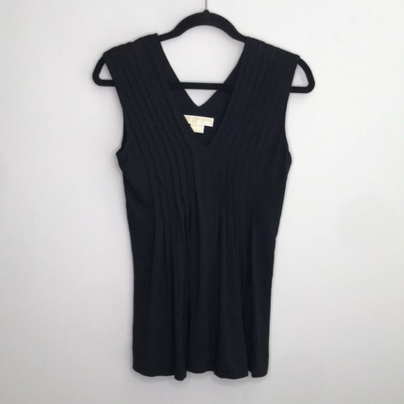 MICHAEL MICHAEL KORS pleated double V plunge sleeveless tank top size XS - Picture 8 of 8